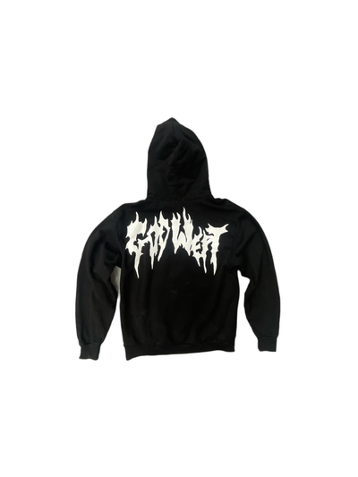 Warren Lotas Mask Hoodie (Black/Blue)