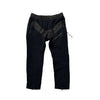 DIESEL Black Sweatpants V Stripe