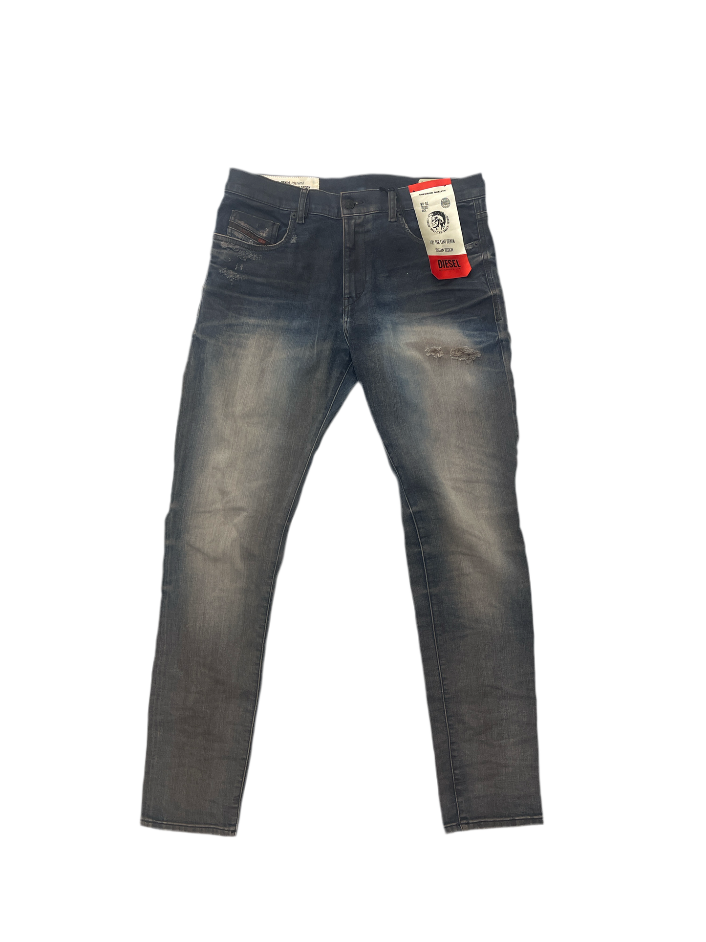 DIESEL Jeans (Dark Blue/Cream Wash)