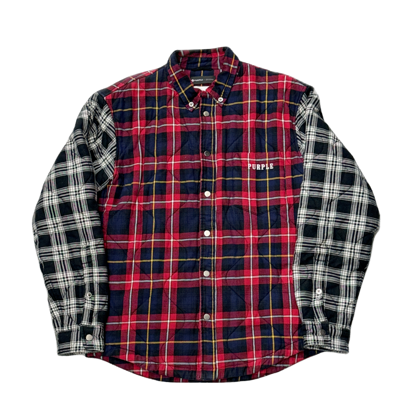 PURPLE BRAND RED FLANNEL JACKET