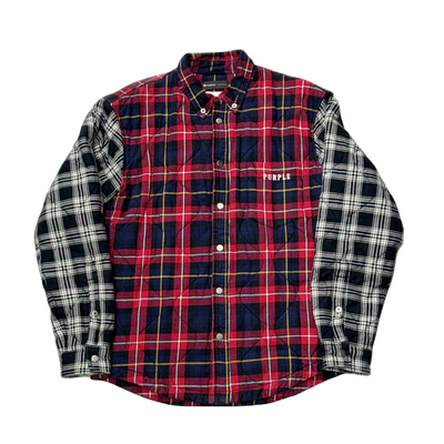 PURPLE BRAND RED FLANNEL JACKET