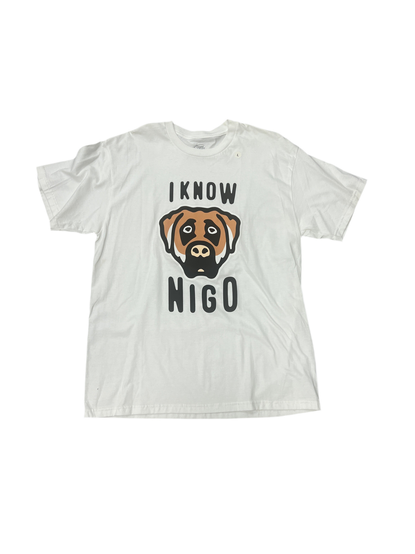 Human Made I Know Nigo Dog Shirt White