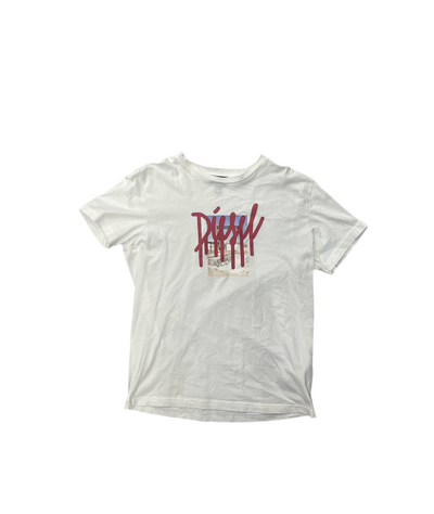 DIESEL Graffiti Tee (White/Red)