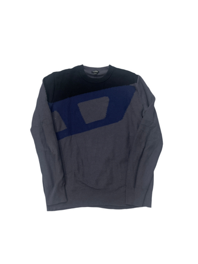 Diesel Grey/Navy Knited Sweater