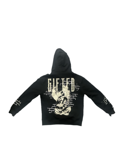 GFTD LA Hoodie (Black/Cream)