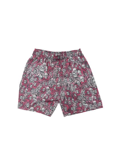 Warren Lotas Pink Reaper Shorts