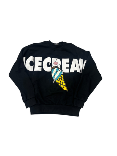 Icecream Cone Crewneck Black