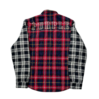 PURPLE BRAND RED FLANNEL JACKET