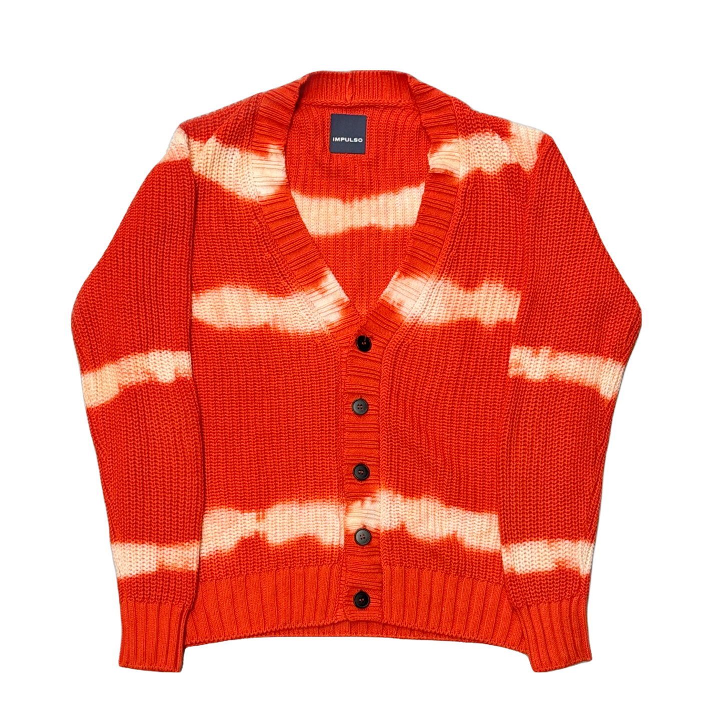 IMPULSO Orange Cardigan