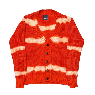 IMPULSO Orange Cardigan