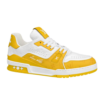 Louis Vuitton Trainer Sneakers- Yellow Monogram