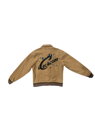 Ice Cream Diamond Jacket (Wheat/Blue)