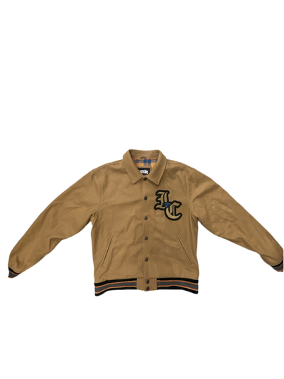 Ice Cream Diamond Jacket (Wheat/Blue)