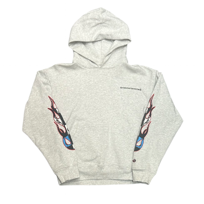 Chrome Hearts Matty Boy Brain Hoodie Gray