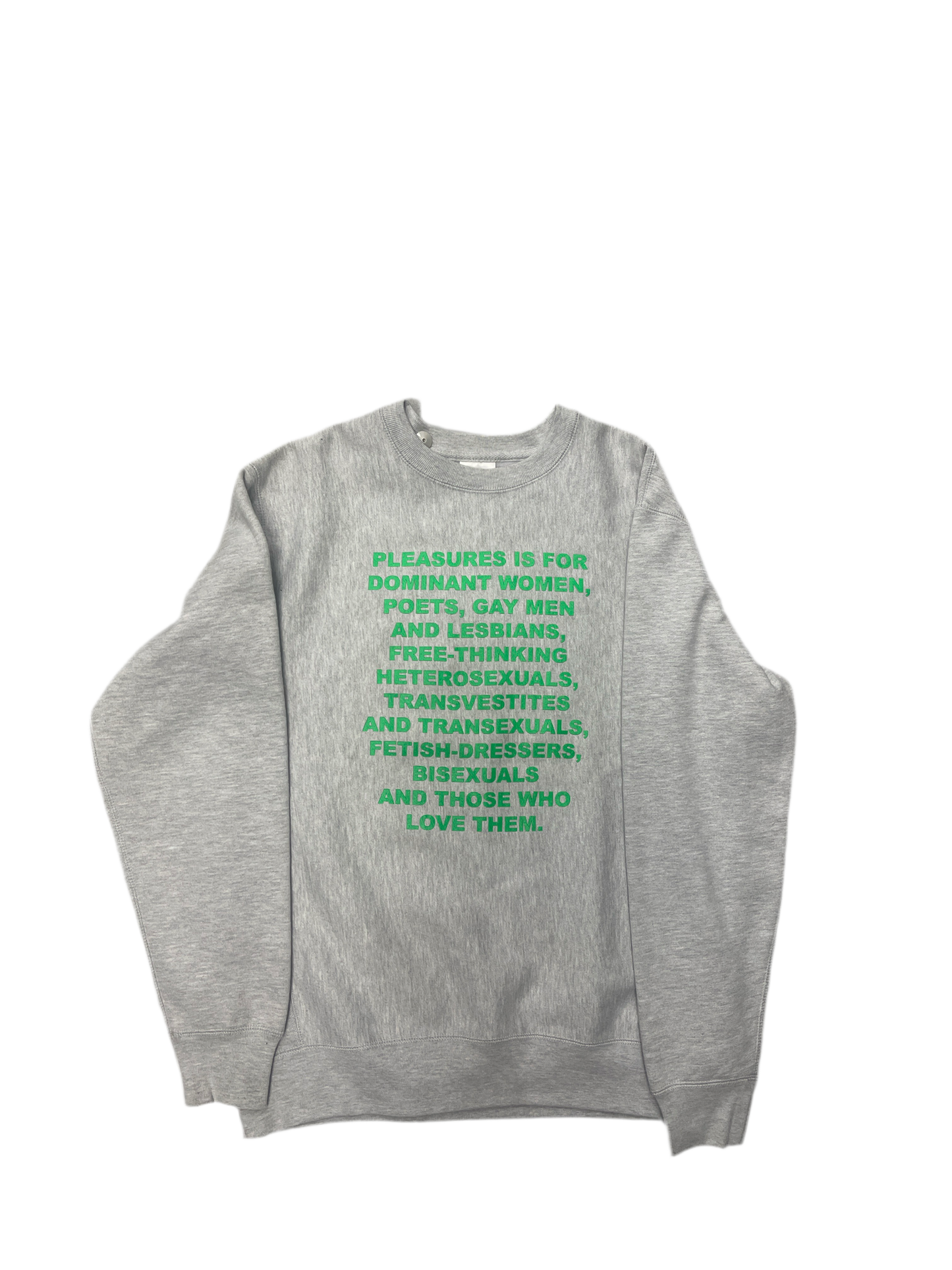 Pleasures Sweater (Gray/Green)