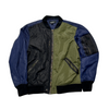 DIESEL Green, Blue, and Black Bomber Jacket