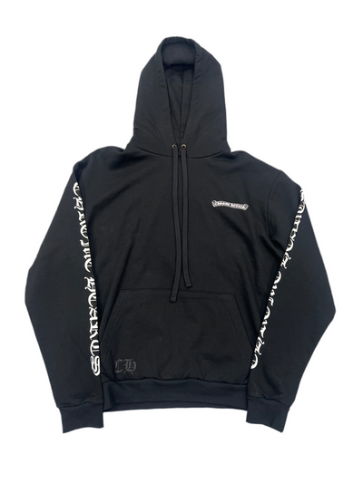 Chrome Hearts Scroll Pullover Hoodie Black