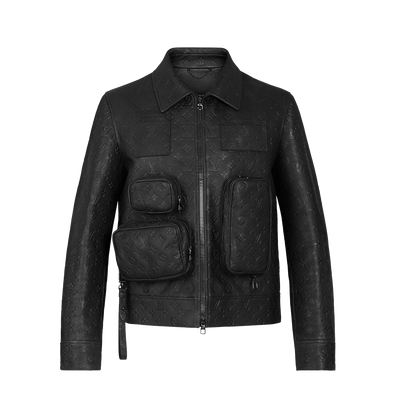 Louis Vuitton Monogram Embossed Utility Jacket