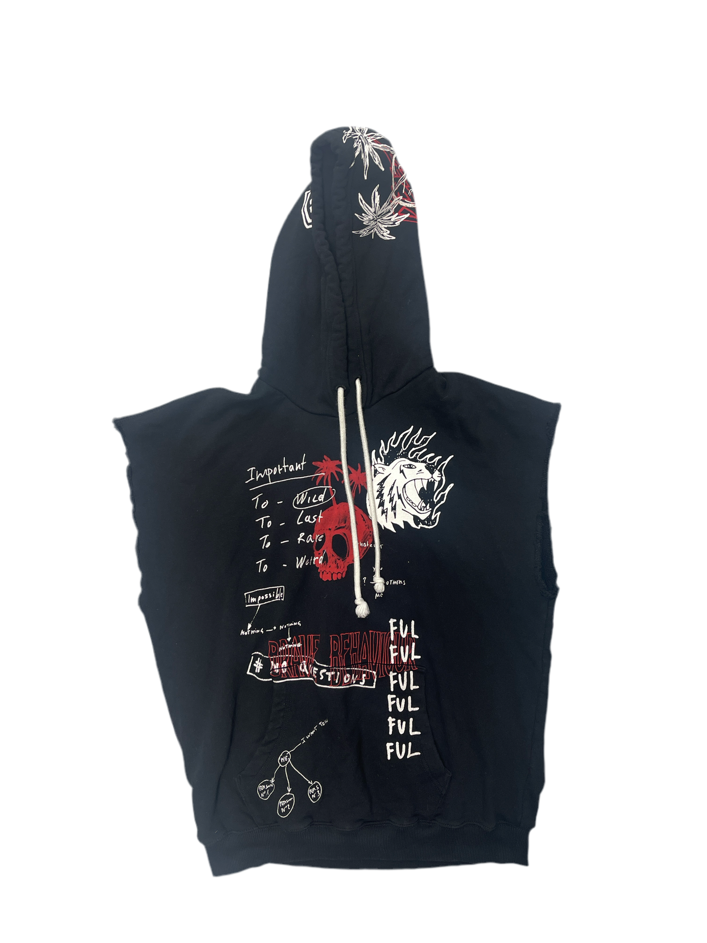 DIESEL Hoodie (Black/Red)