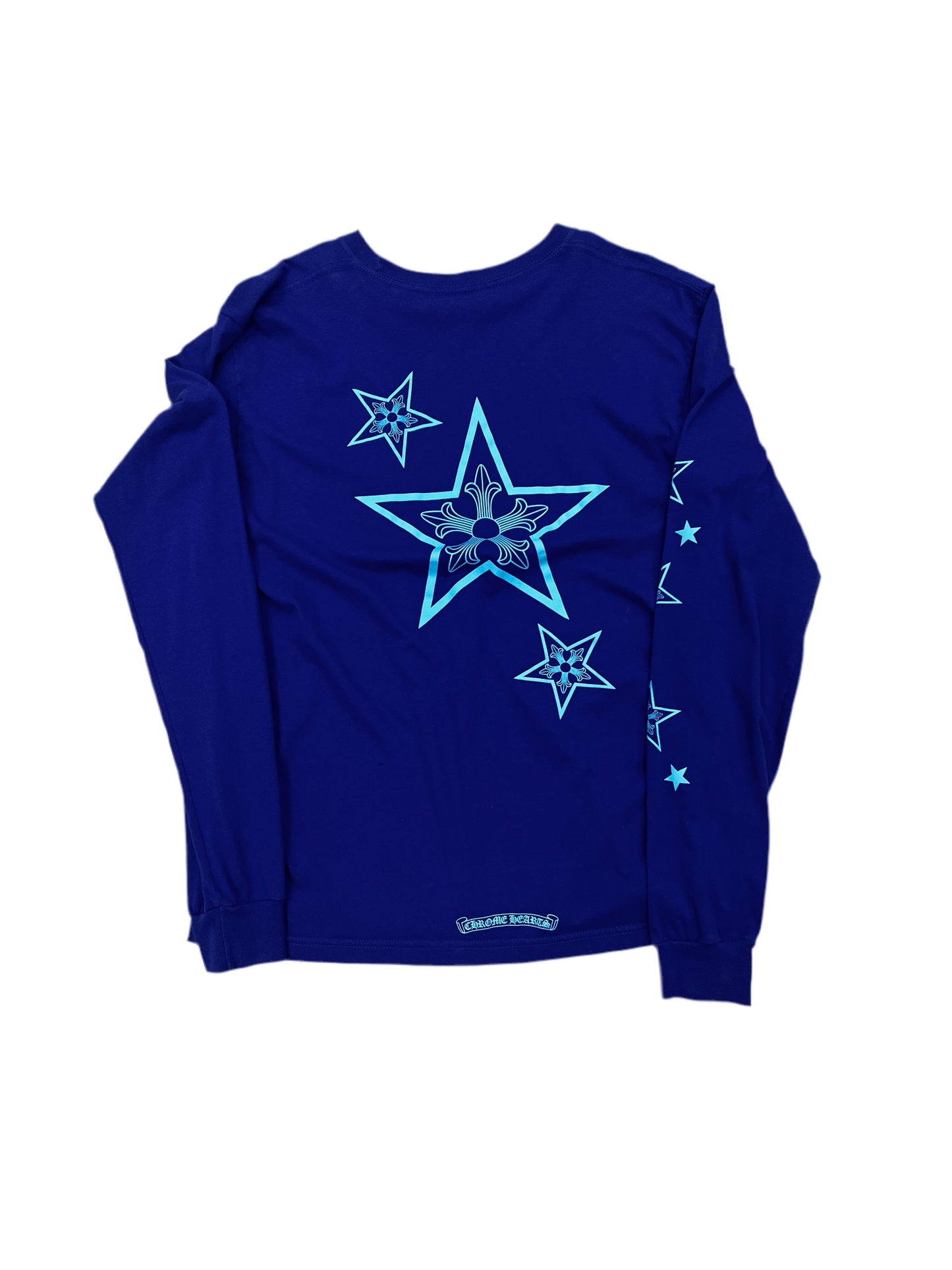 Chrome Hearts Blue Stars Long Sleeve