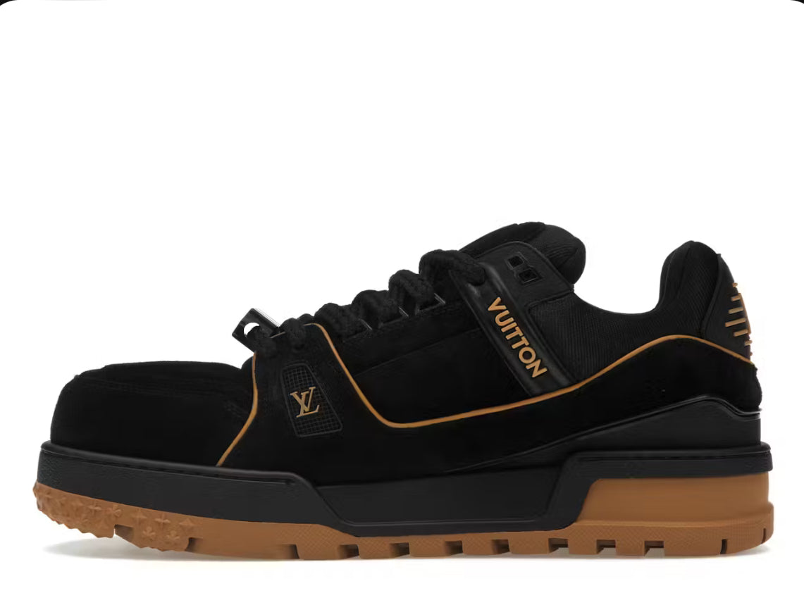 Louis Vuitton Trainer Maxi Black/Brown Suede