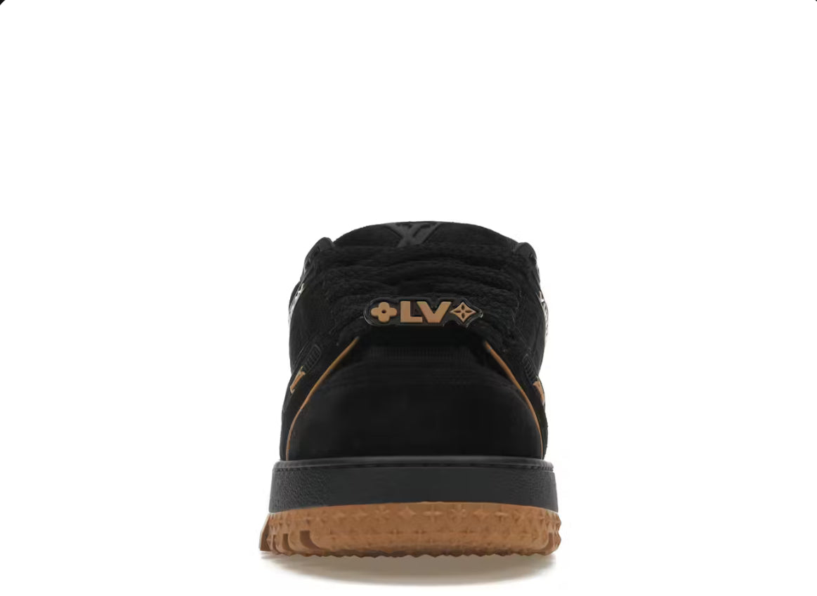 Louis Vuitton Trainer Maxi Black/Brown Suede