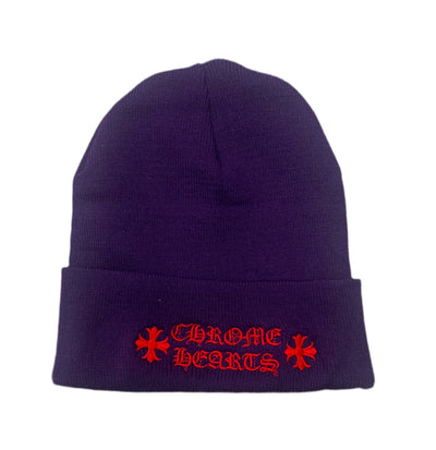 Chrome Hearts Beanie Purple