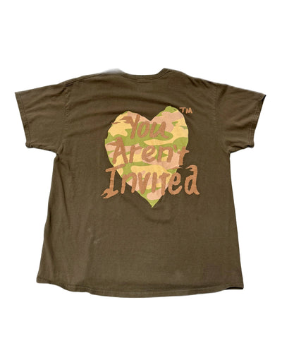 HYDE PARK You Aren’t Invited Tee - Brown/Camo