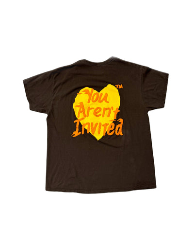 HYDE PARK You Aren’t Invited Tee - Brown/Yellow/Orange