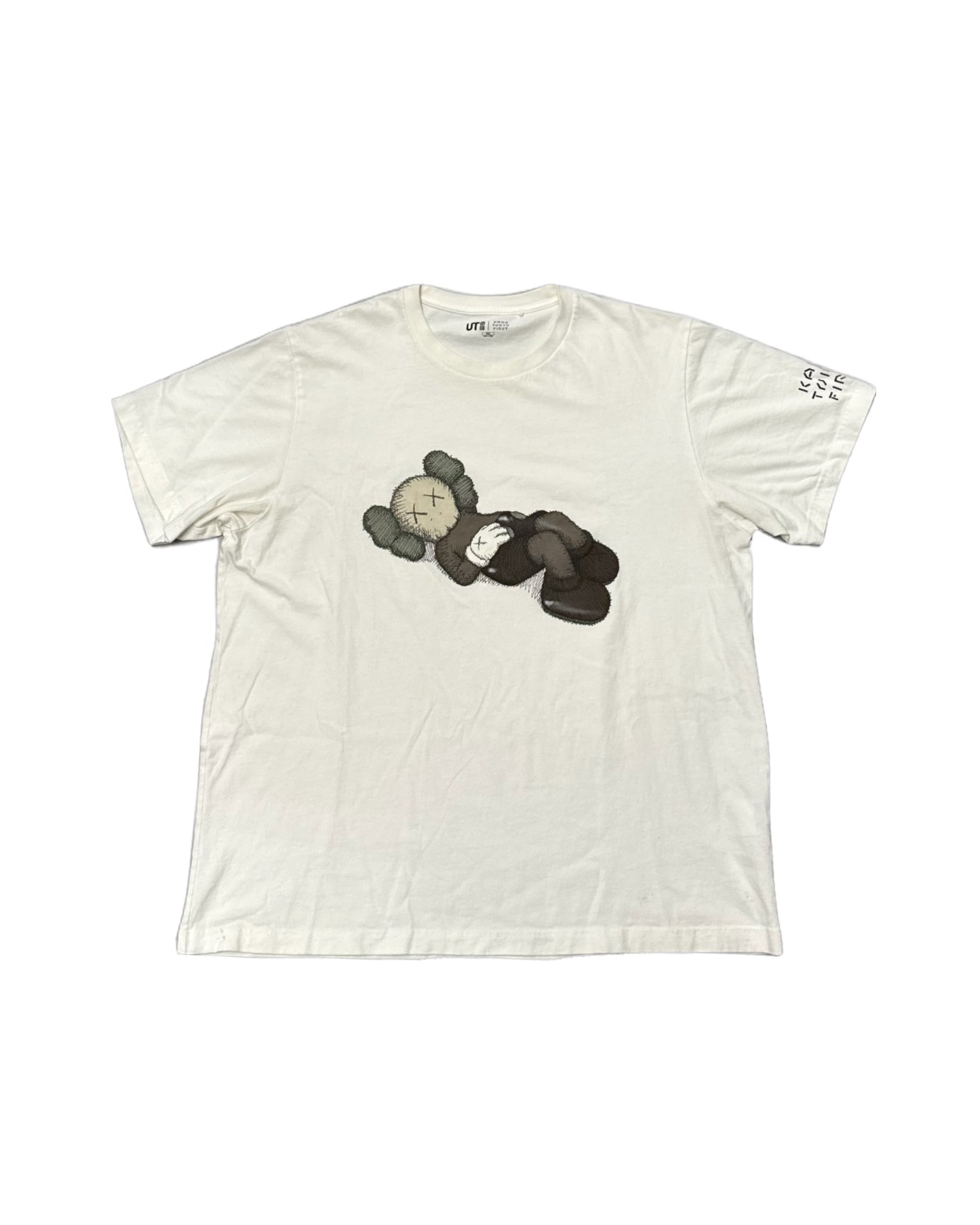 KAWS X UNIQLO Logo Tee - White