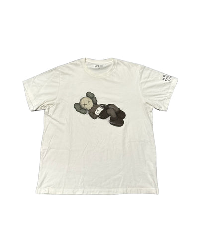 KAWS X UNIQLO Logo Tee - White