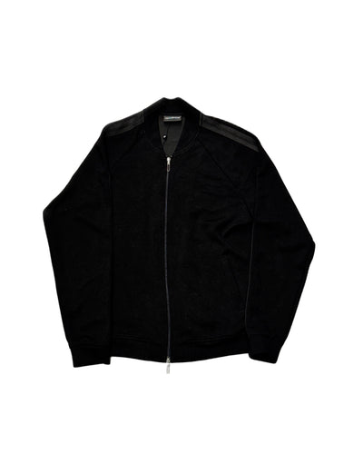 EMPORIO ARMANI Zip-Up Jacket - Black