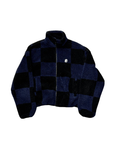 BBC ICECREAM Checkered Zip-Up Jacket