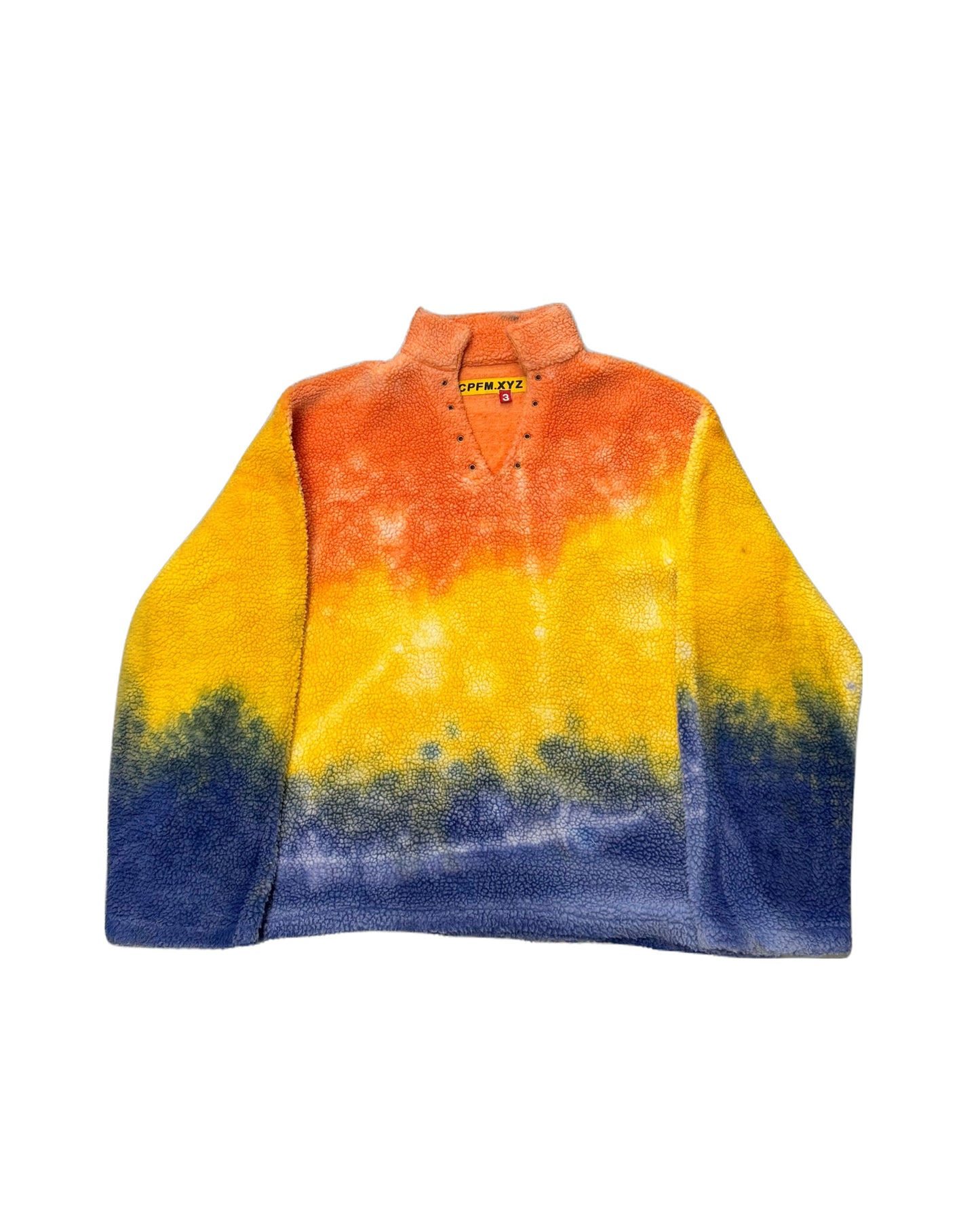 CPFM Rave Cowboy Fleece Pullover Rainbow- Rainbow