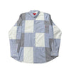 SUPREME Patchwork Oxford Shirt - Blue