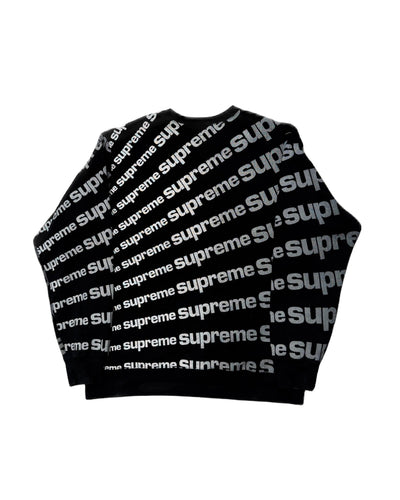 SUPREME Radial Crewneck - Black