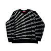 SUPREME Radial Crewneck - Black