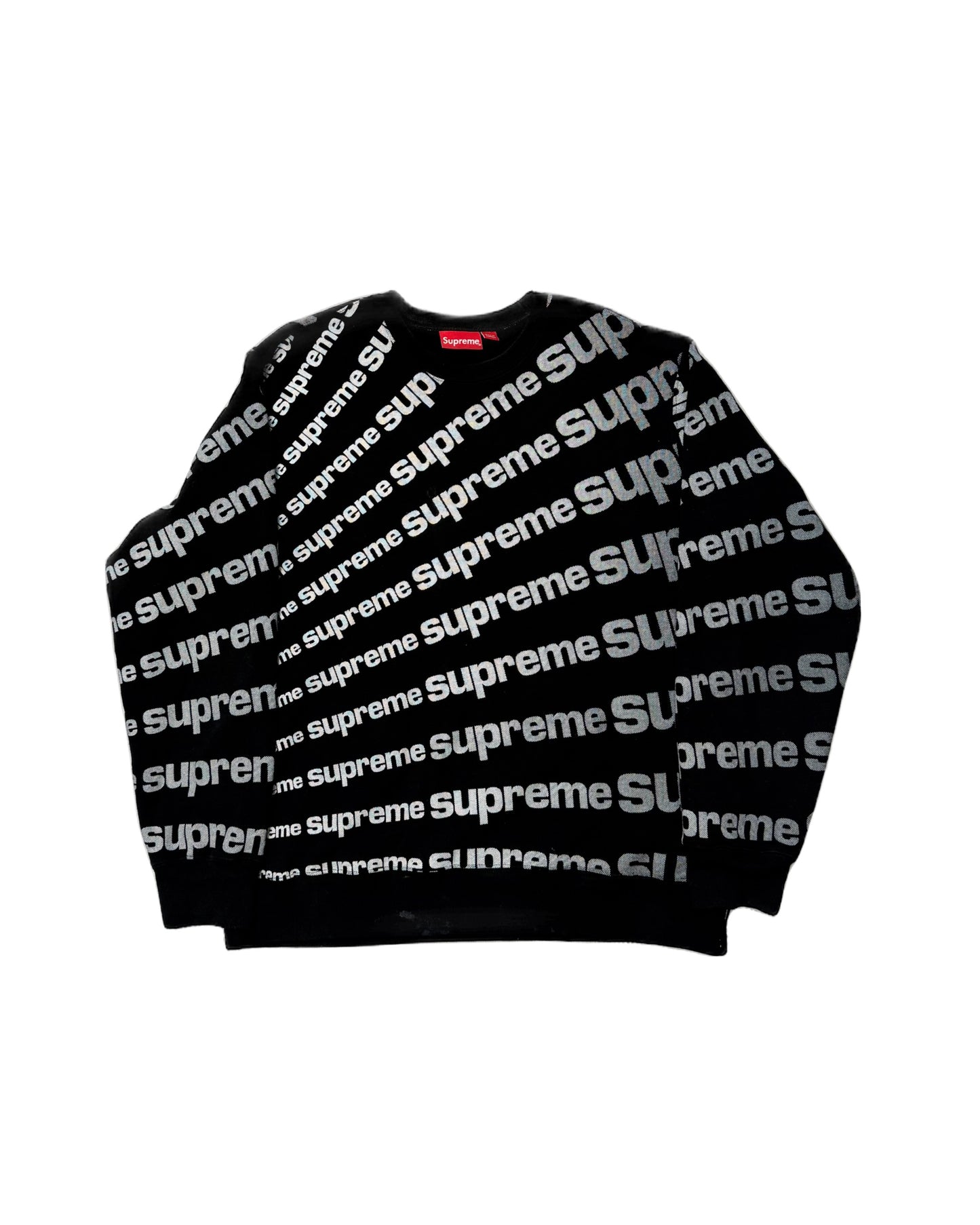 SUPREME Radial Crewneck - Black