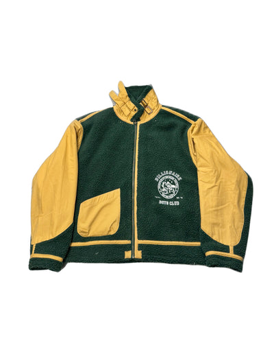 BBC ICECREAM Fleece Jacket - Green/Yellow