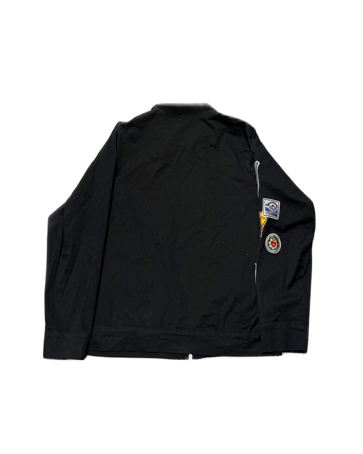 LIFTED ANCHORS Smd Patchwork Work Jacket - Black