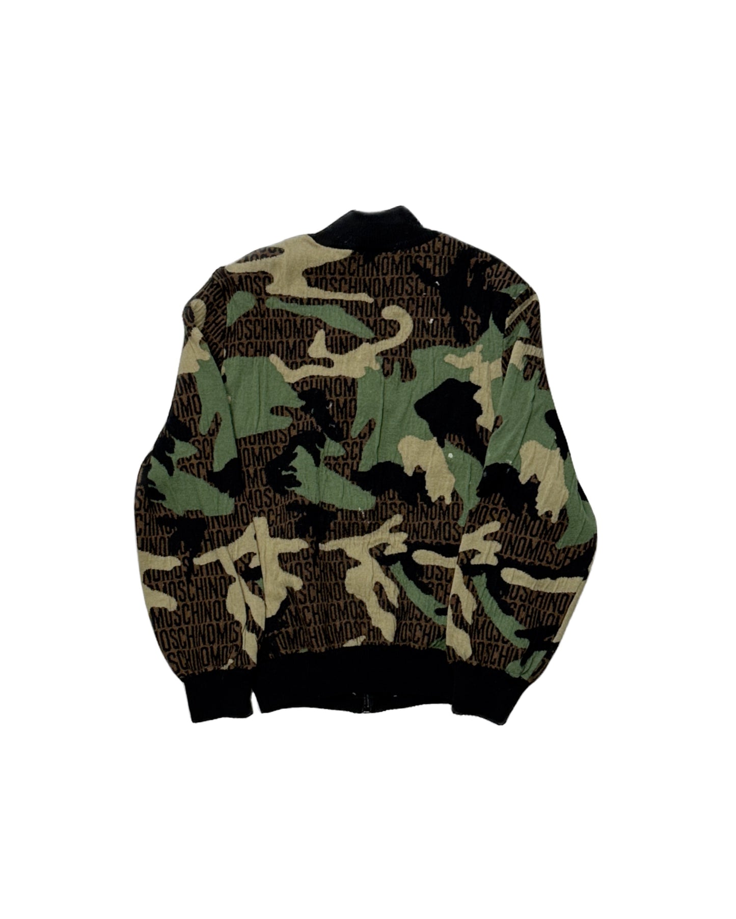 MOSCHINO Knit Jacket - Camo