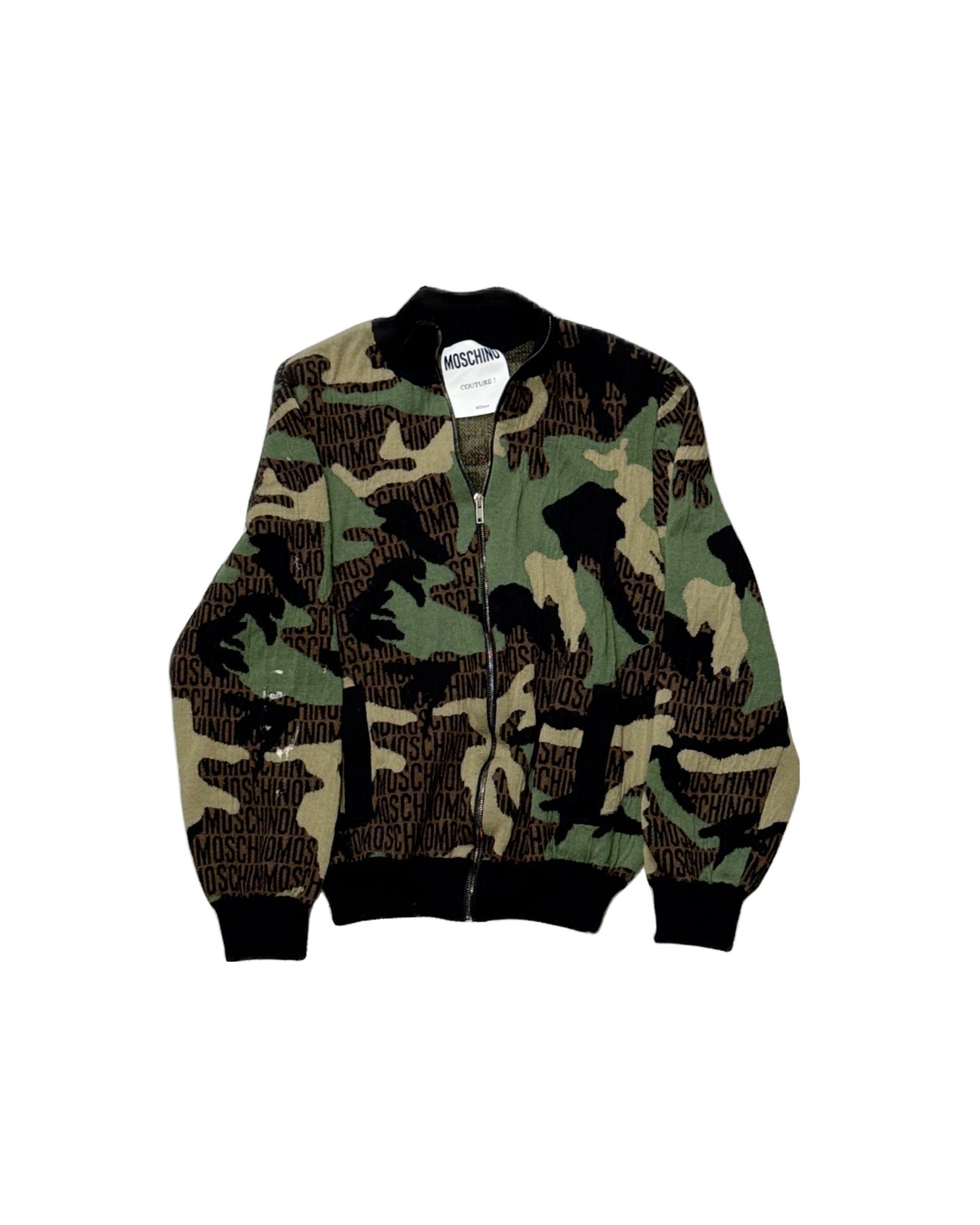 MOSCHINO Knit Jacket - Camo