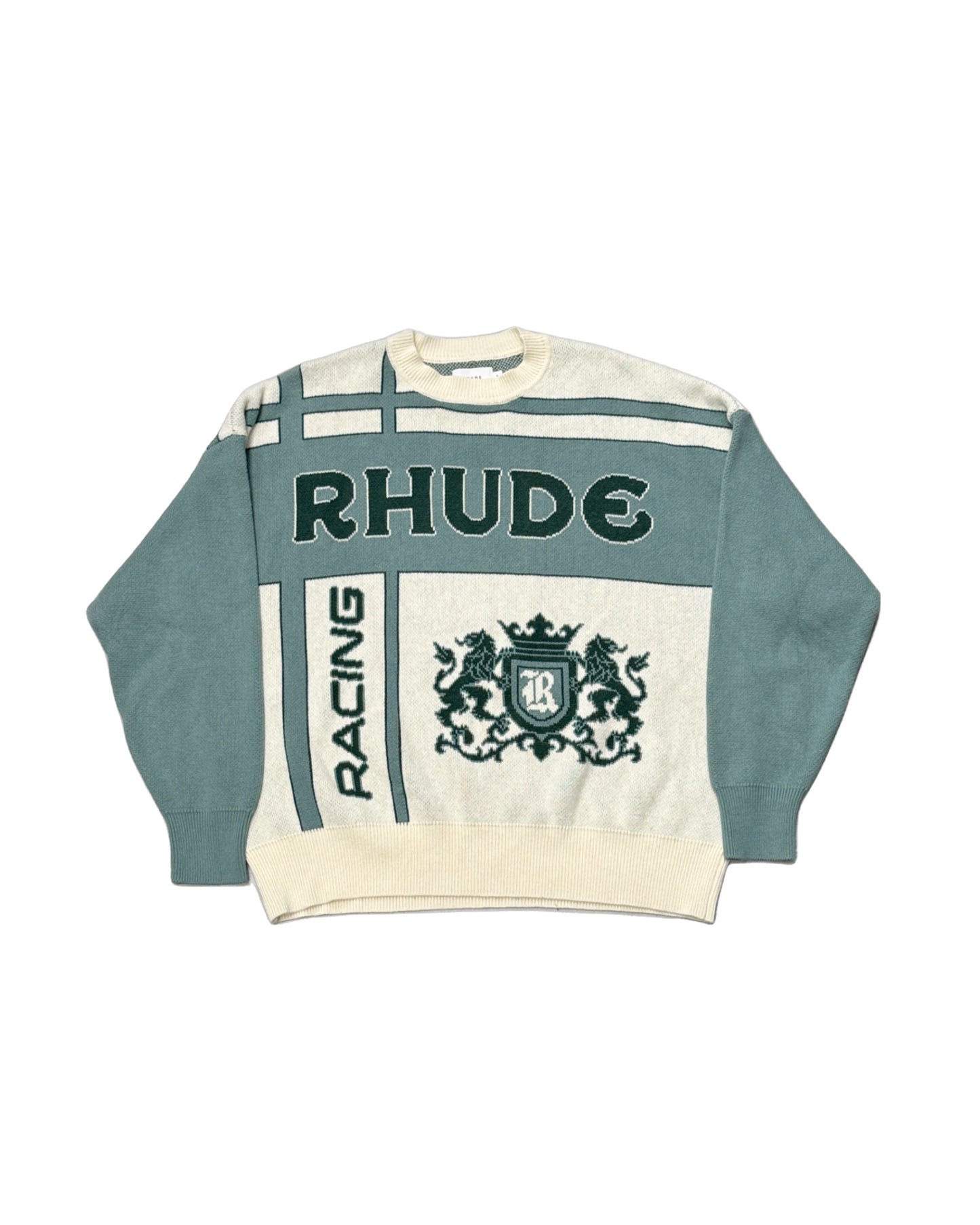 RHUDE Graphic Print Crewneck Pullover