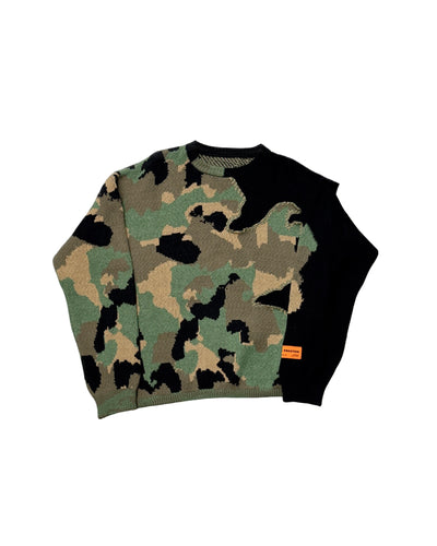 HERON PRESTON Knit Sweater - Camo