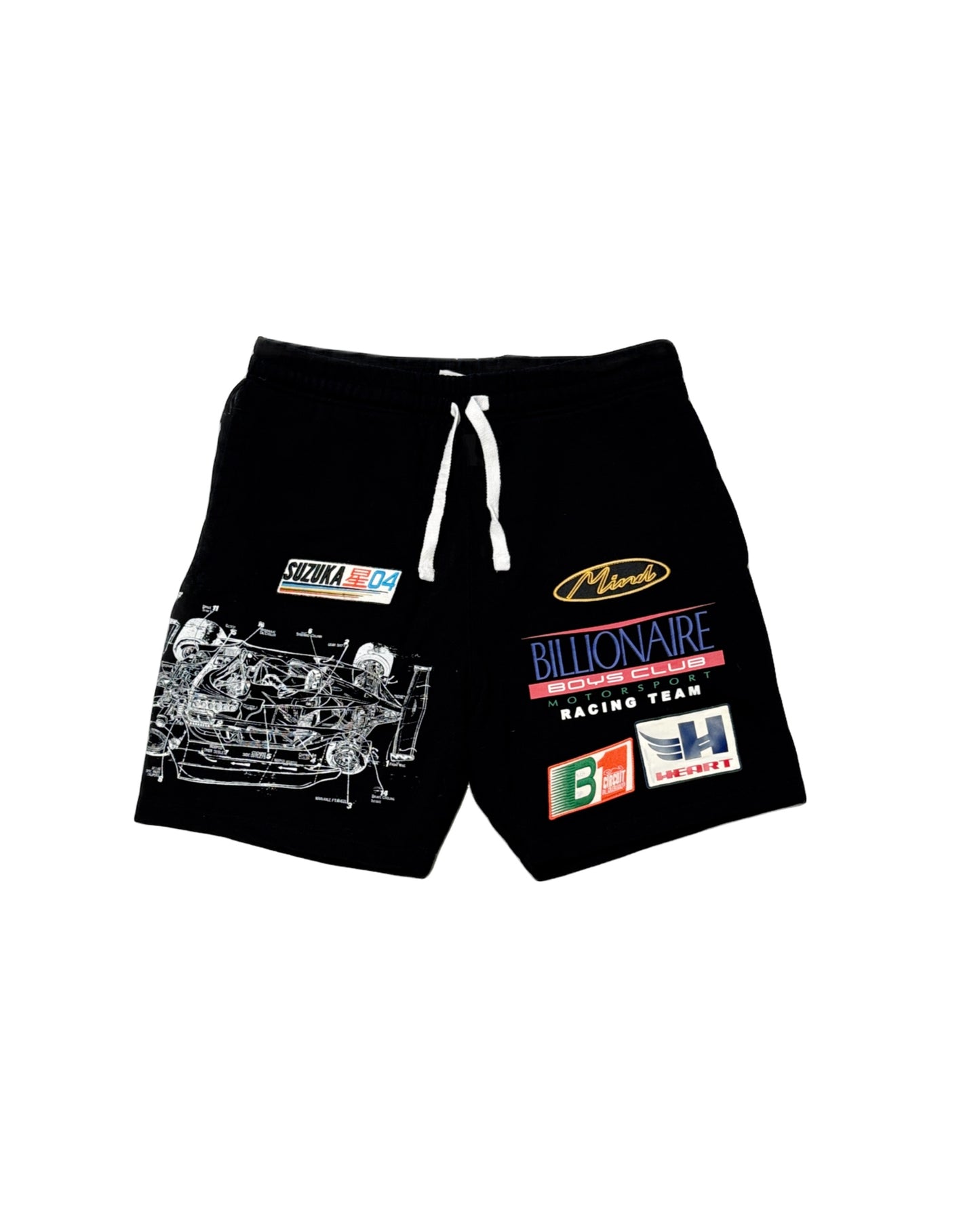 BBC ICECREAM Racing Team Sweatshorts - Black