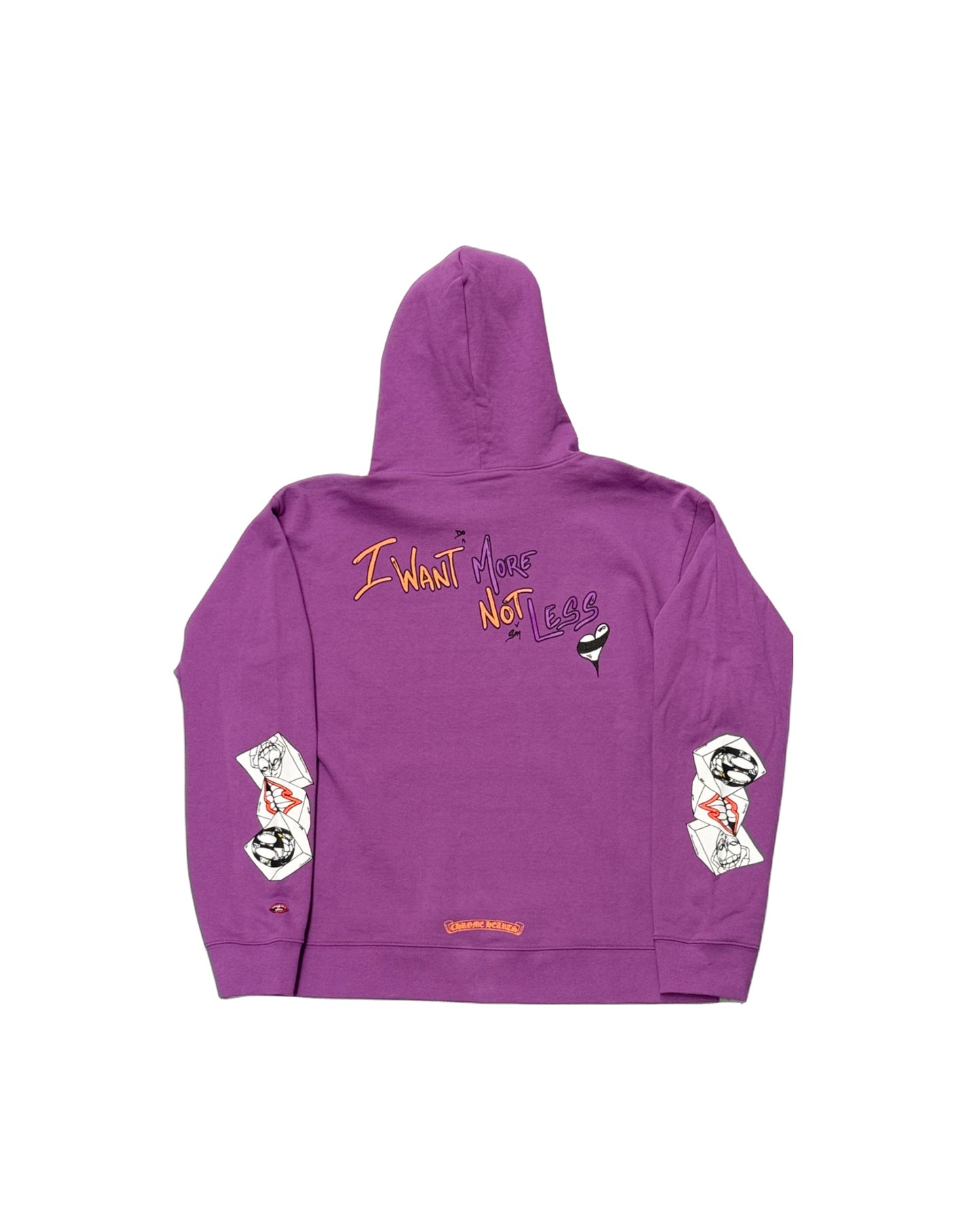 CHROME HEARTS Matty Boy Hooded Sweatshirt - Purple