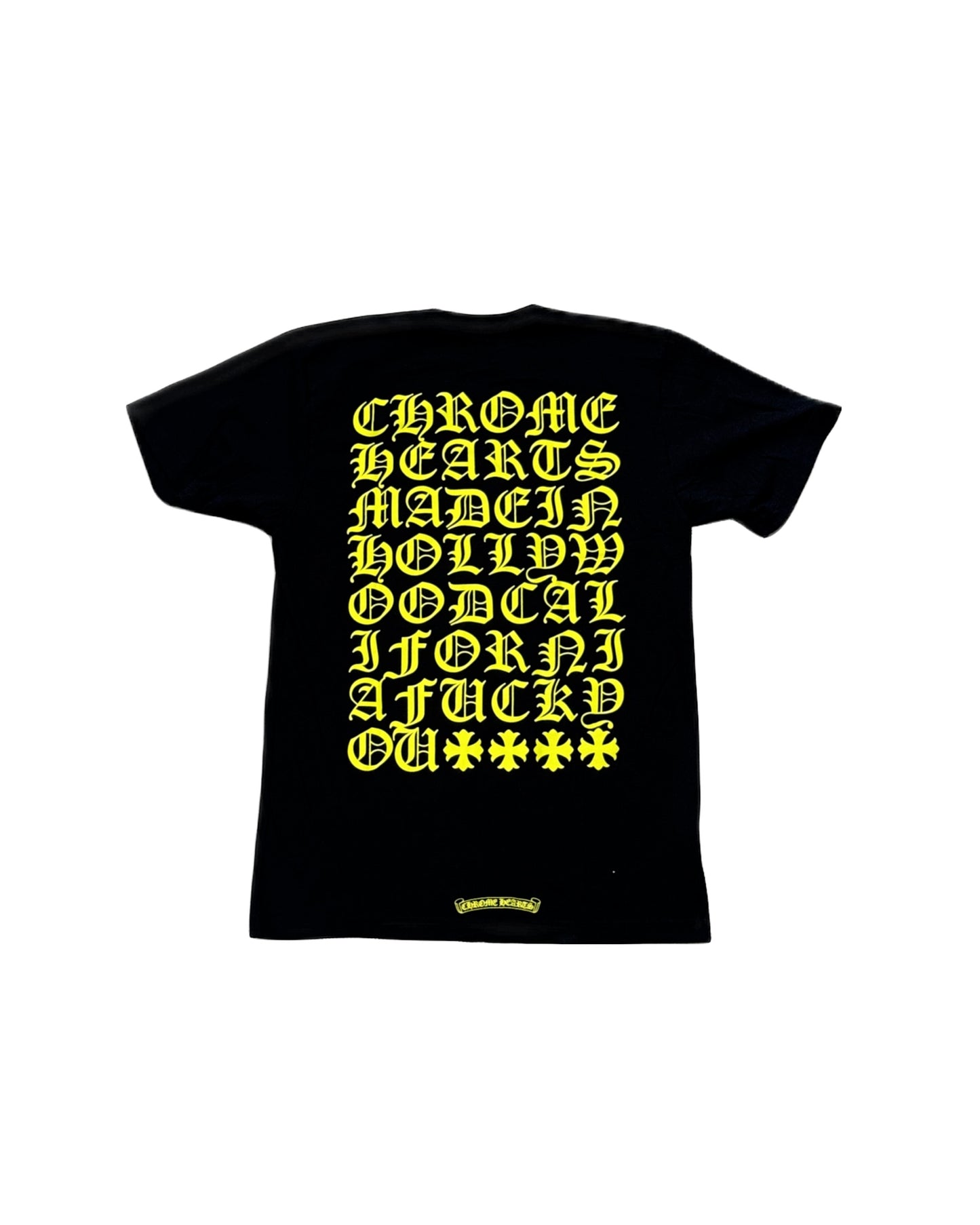 CHROME HEARTS Shirt - Black/Neon Yellow