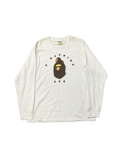 BAPE L/S Logo Tee