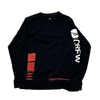 GREATNESS IS A PROCESS BLACK LONGSLEEVE