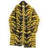 LANEUS Yellow Zebra Wool Coat